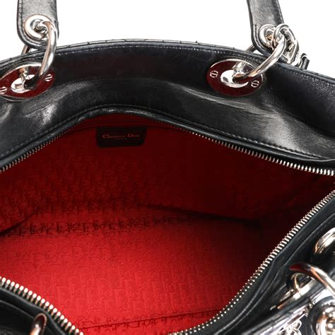 lady dior lambskin black|lady dior handbags.